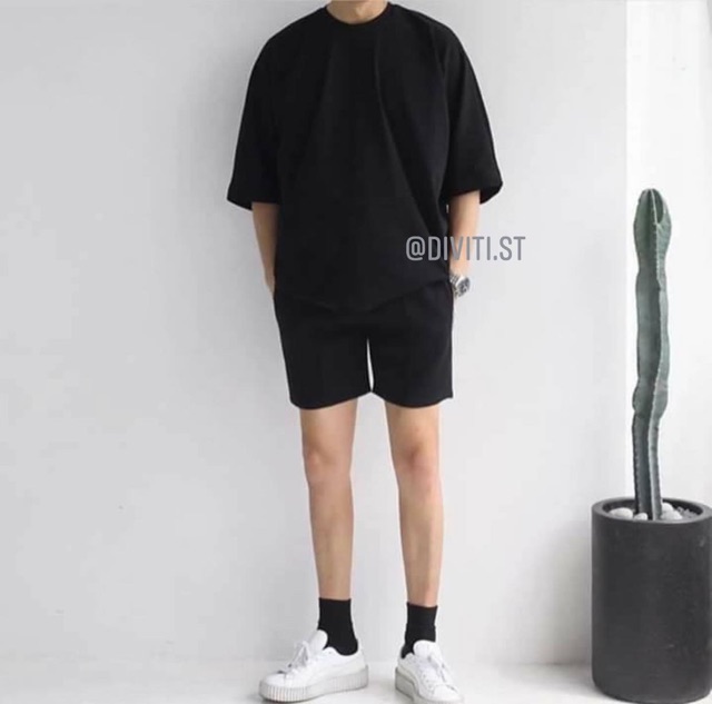 QUẦN SHORT KAKI ĐEN