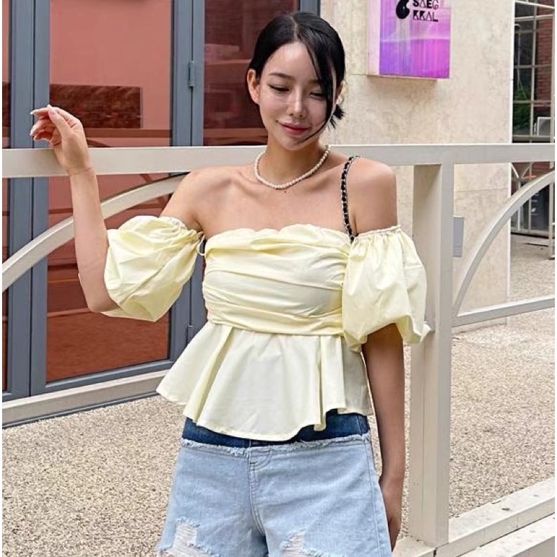 Áo voan kiểu tay rời, áo babydoll nữ xinh xắn - 25 store