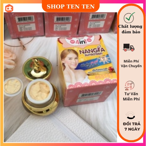 Kem Nangfa Sunscreen Thái Lan 4in1 Chống Nắng Dưỡng Da Ngừa nám Làm căng da và chống lão hóa
