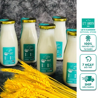 Sữa hạt óc chó hạt mắc ca hạnh nhân điều yến mạch nguyên chất le's garden