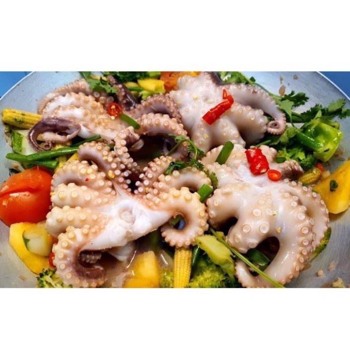 500G KHAY BẠCH TUỘC  cực ngon NUONGFOOD