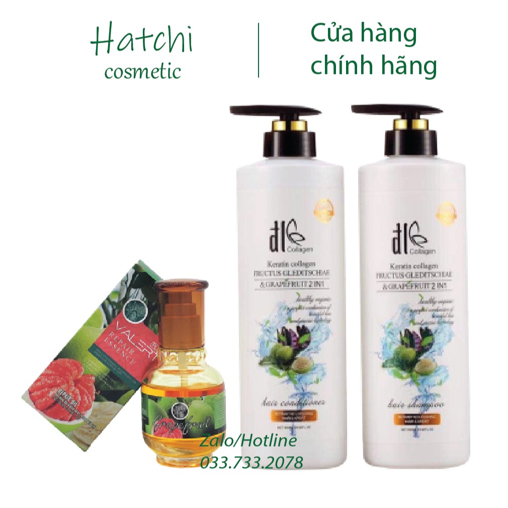 [Tặng Tinh Dầu] Bộ Dầu Gội - Xả Bưởi Bồ Kết Ngăn Ngừa Rụng Tóc Phục Hồi Hư Tổn Grapefruit 850ml*2