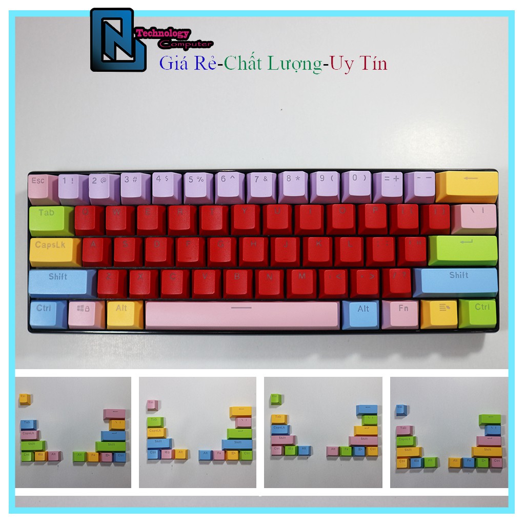 Nút Bàn Phím Cơ Keycap Lẻ Xuyên Led Được Mix Sẵn Cá Nhân Hóa Kiểu OEM