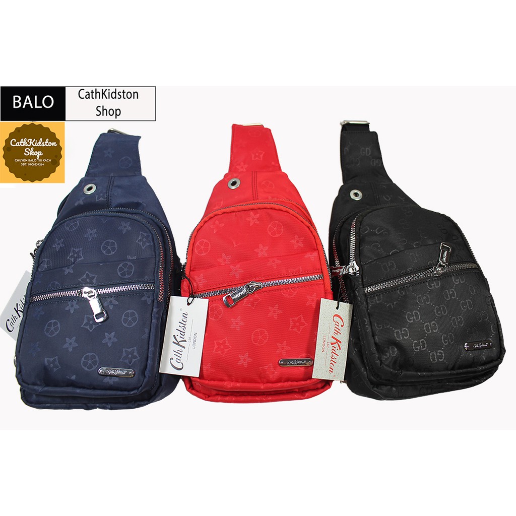 Túi Đeo Chéo Nam Nữ Chống Nước Gọn Nhẹ CATH KIDSTON - Màu Đen / Xanh Dương / Đỏ (HÀNG XỊN RẺ ĐẢM BẢO CHẤT LƯỢNG)