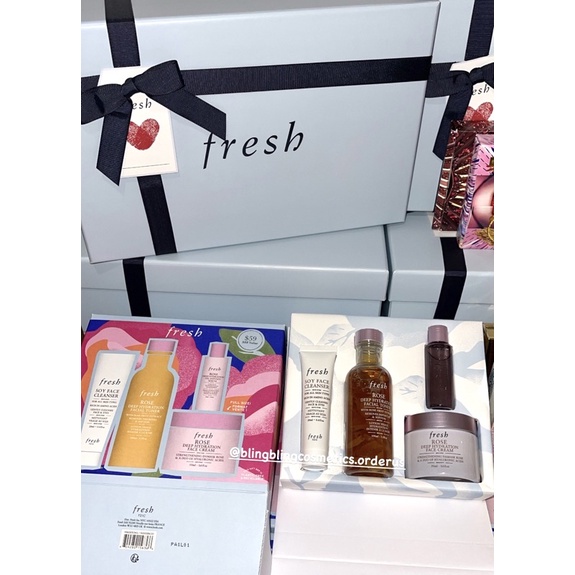 [SALE 30%] Set 4 món dưỡng Fresh Rose Deep Hydration Routine