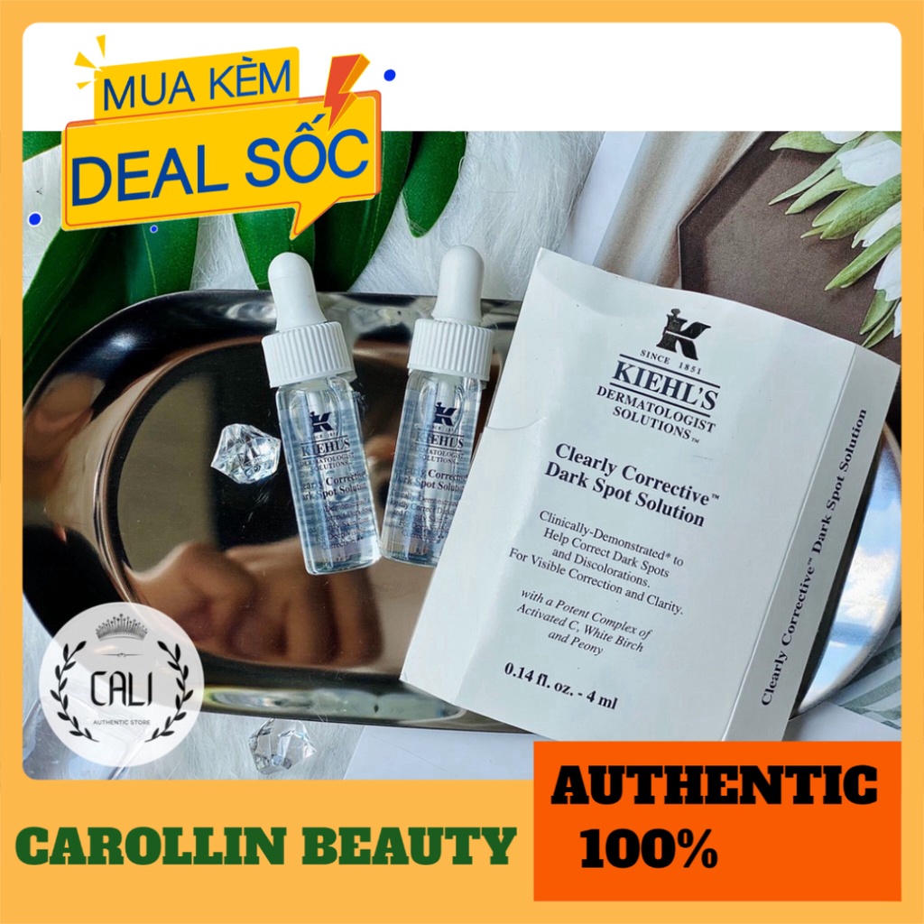Tinh chất dưỡng trắng da 💖 FREESHIP 💋  Serum Clearly Kiehl's 4ml chính hãng [ Minisize ] CAROLLIN BEAUTY | BigBuy360 - bigbuy360.vn