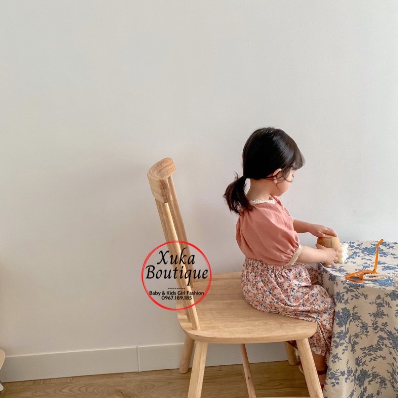 Áo Cộc Tay Mùa Hè Bé Gái SKYBOMA KIDS  Cao Cấp Mẫu Mới 2022