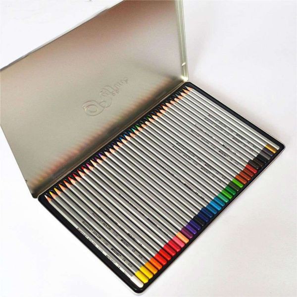 Chì khô Marco Raffine 12/24/36/72 màu hộp thiếc