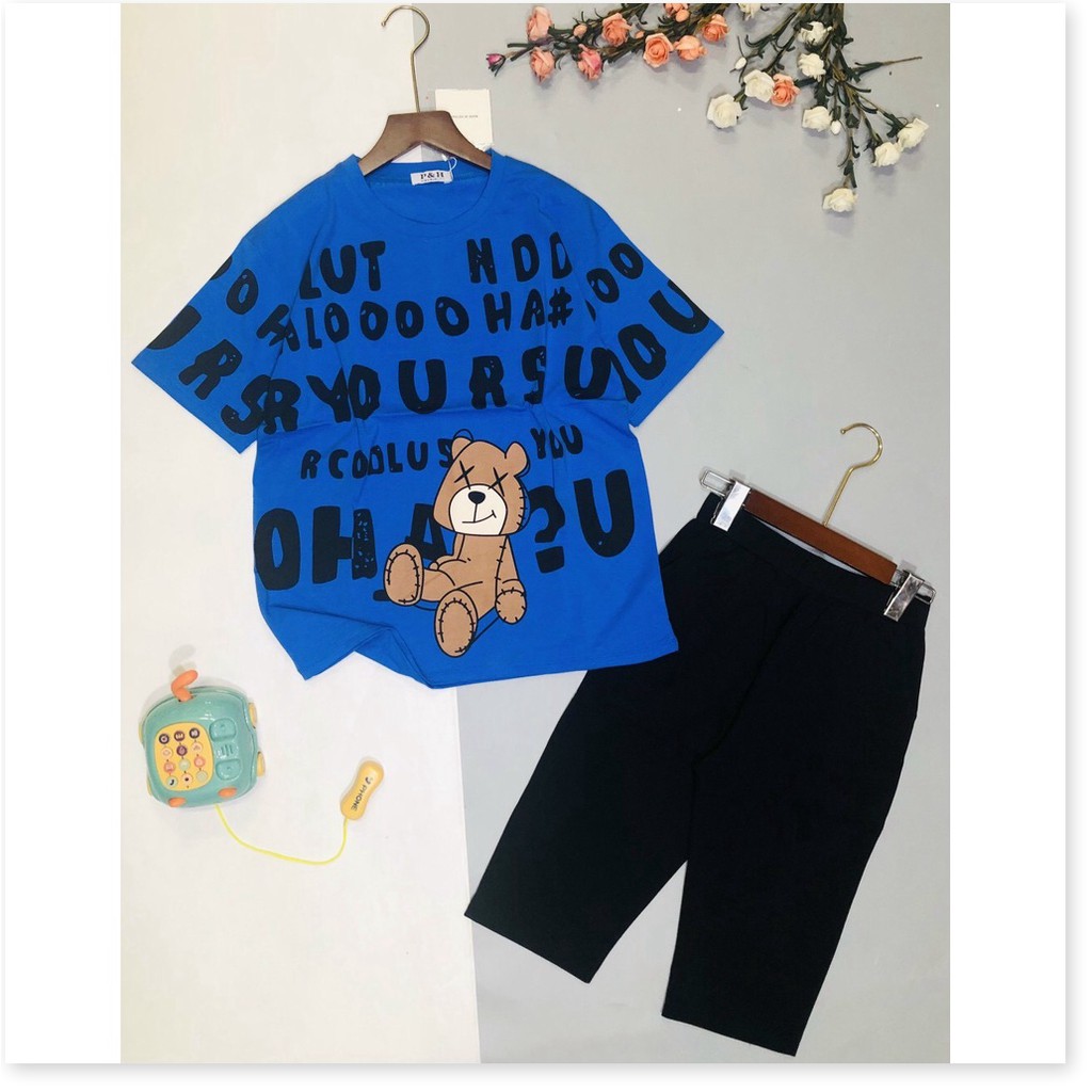 Set bộ đồ mặc nhà nữ quần lửng áo thun phong cách cho chị em KOKO MI STORE