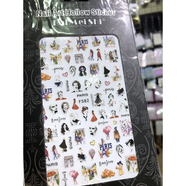 sticker dán móng tay
