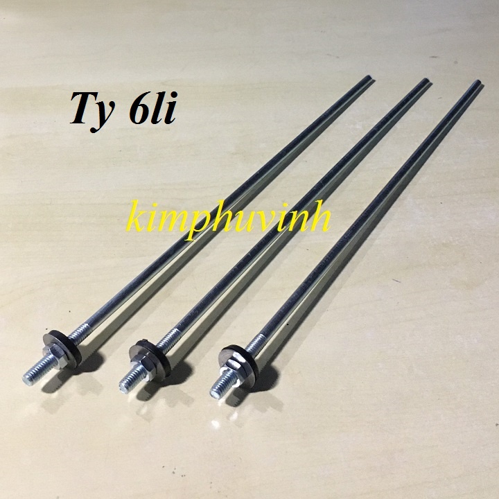 10 CÂY - 6x300mm TY LỢP TÔN XI MĂNG FIBRO - TY LỢP NHÀ - TY 6 li
