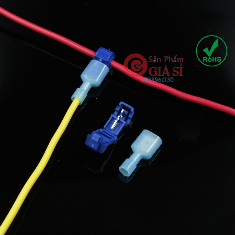 Combo 50 cút nối dây điện nhanh chữ T2 cho dây từ 1 - 2.5mm2 ❤️freeship❤️