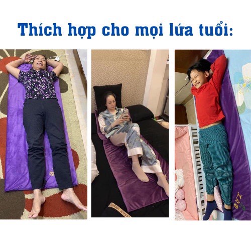 Thảm ngải cứu đông y - Đệm sưởi ngải cứu xông người - Bảo hành 12th