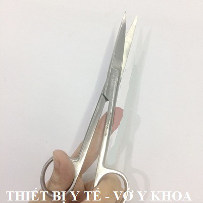 Kéo y tế thép không gỉ thẳng/cong, nhọn Pakistan