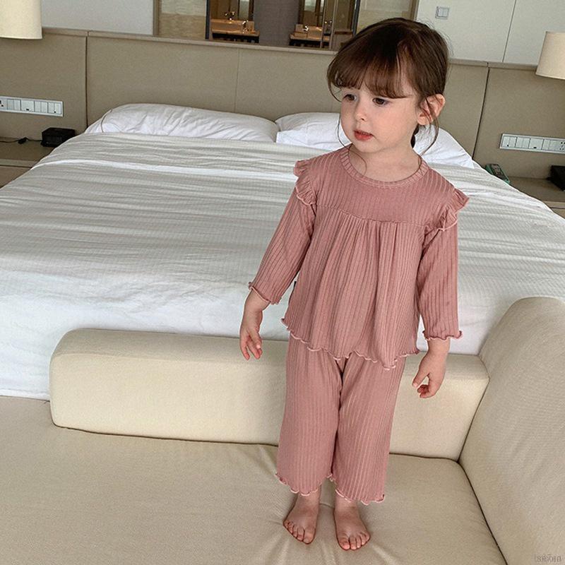 Bộ Đồ Ngủ Dài Tay Se7En Thời Trang Mùa Thu Dành Cho Nữ