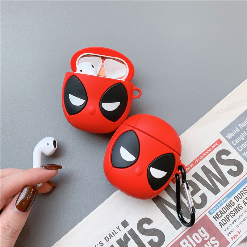 Case AirPods 1/2/Pro Vỏ Bọc Tai Nghe AirPods 1/2/Pro hình Deadpool - MINH AN SAIGON