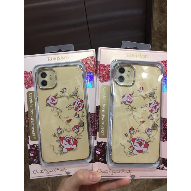 Ốp Kavaro  lưng cứng đính hoa đá Ip13/ Ip13pro/ Ip13 pro MAX ♥️♥️