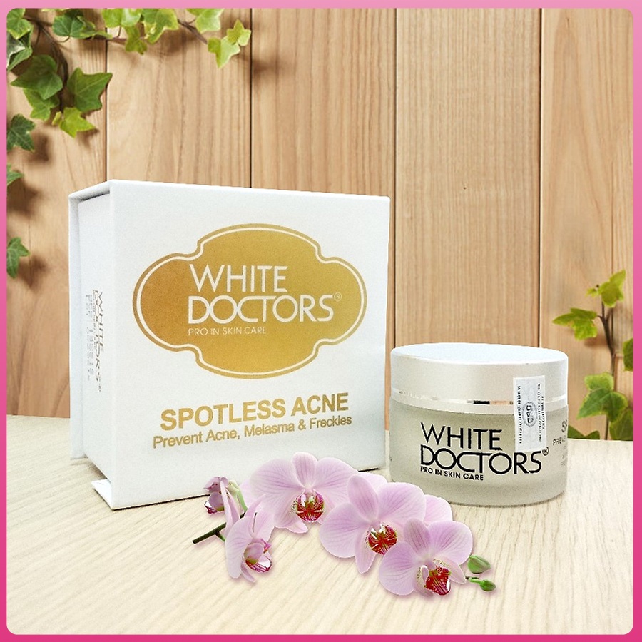 Kem Mờ Thâm Mụn White Doctors - White Doctors Spotless Acne - Kem Làm Mờ Thâm Mụn, Làm Đều Tông Màu Da White Doctors