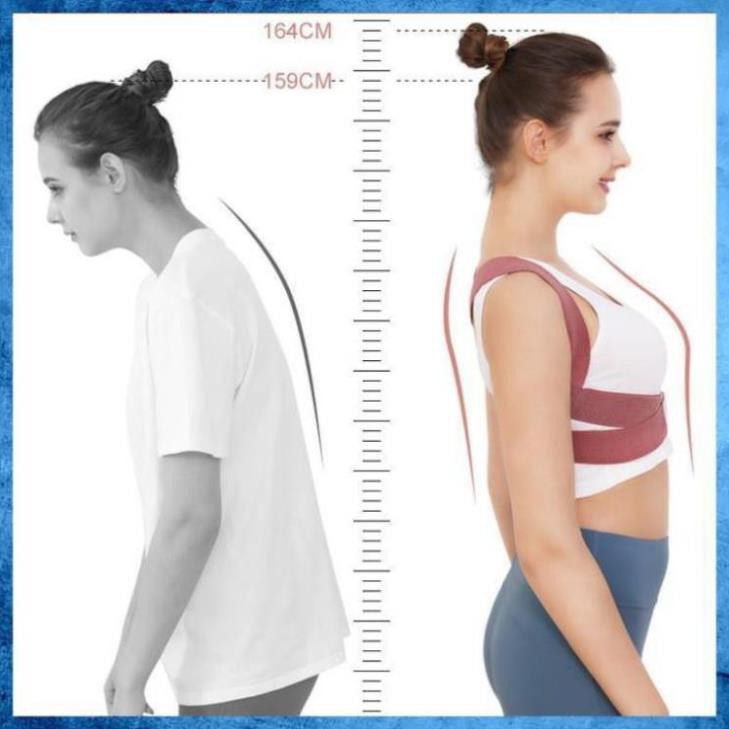 AOLIKES AL 3109 (1 cái), Đai cố định xương đòn, chỉnh gù lưng, vẹo cột sống, nâng vòng 1, chính hãng