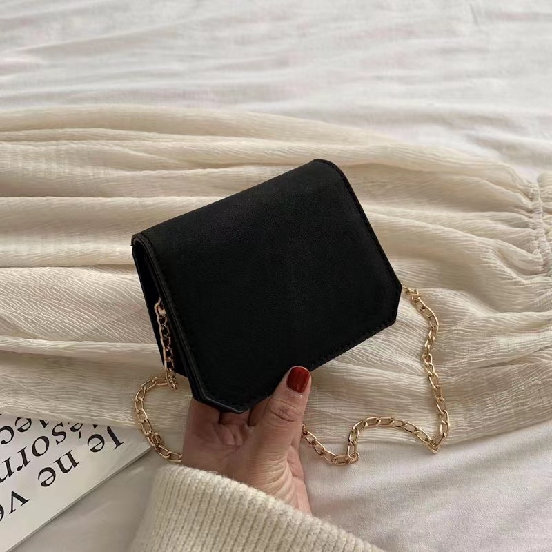 Túi đeo chéo nữ nữ da lỳ phong cách hiện đại Pháp thời trang xuân hè 2023