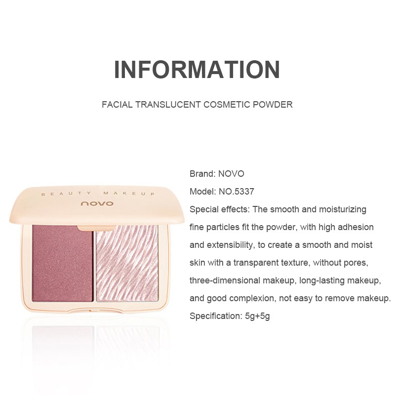 (Hàng Mới Về) Bảng Phấn Tạo Khối Và Bắt Sáng Hai Tông Màu Ngọc Trai Làm Sáng Tông Màu Da | BigBuy360 - bigbuy360.vn