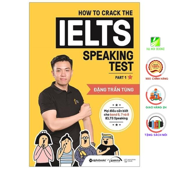 Sách - How to crack the IELTS speaking test part 1  - AlphaBooks