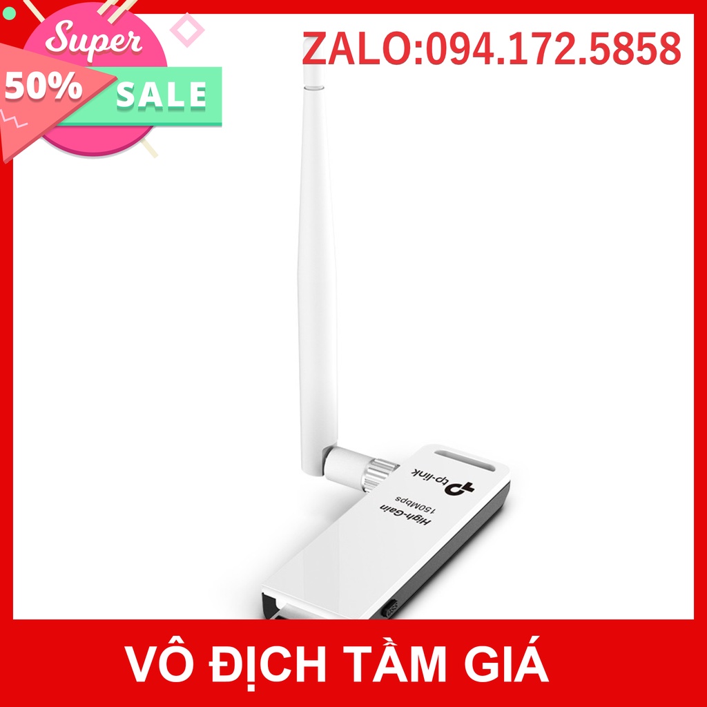 HOT -  USB Wifi thu sóng TP-Link TL-WN722N có angten