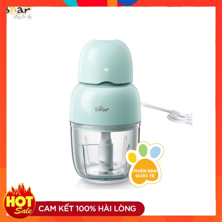 Máy Xay Mini Bear B01P1, Đa Năng Xay Thịt, Tỏi ,Ớt, Đồ Ăn Dặm Cho Bé, Bản Quốc Tế_Bảo Hành 18 Tháng