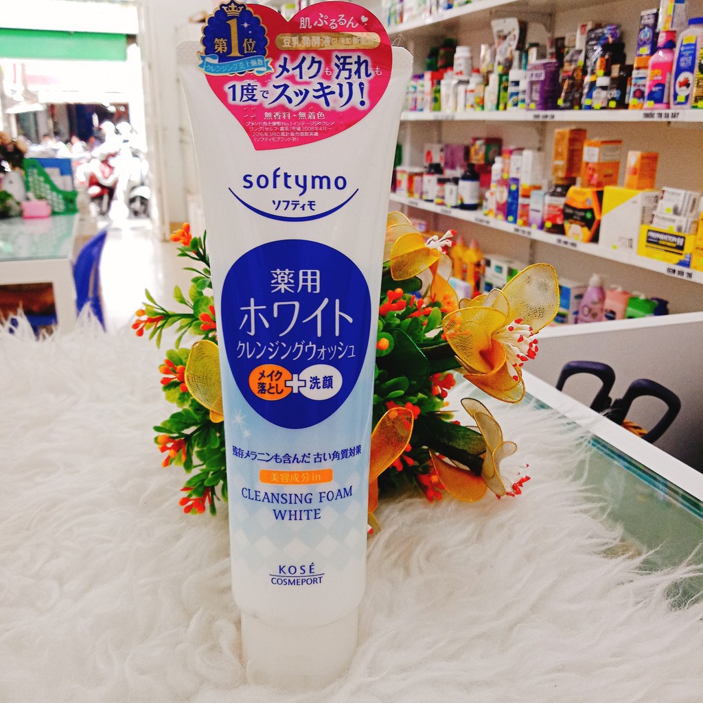 SỮA RỬA MẶT KOSE SOFTYMO CLEANSING FOAM WHITE - 190G