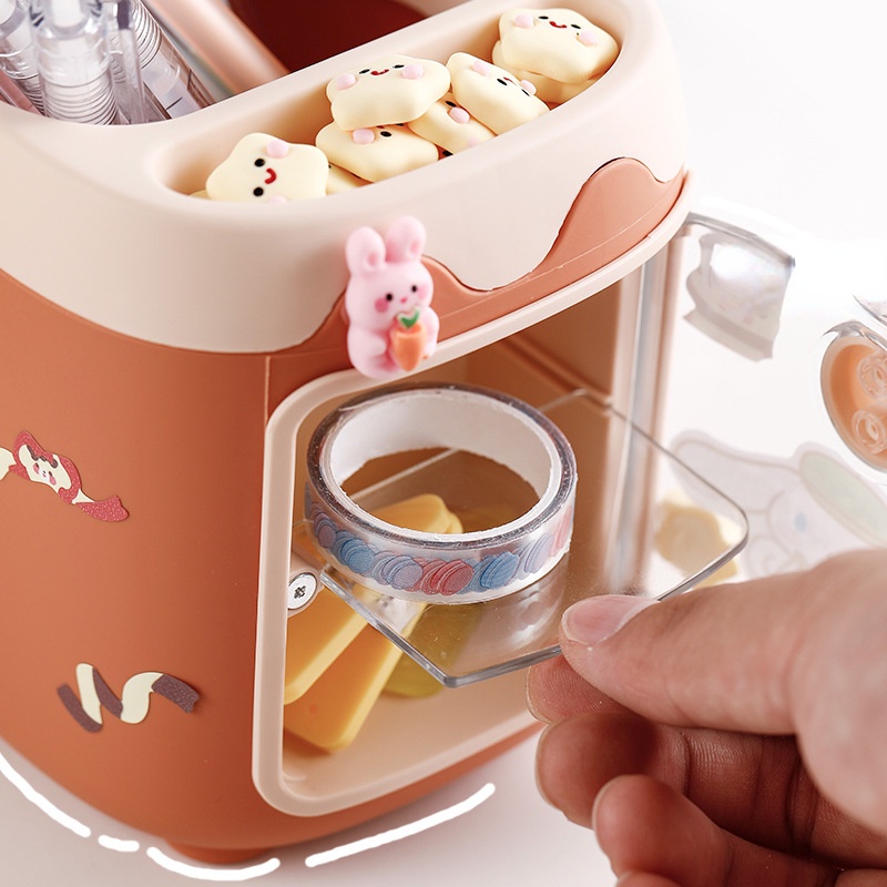 Ống Đựng Bút Hình Chú Heo Dễ Thương Sáng Tạo