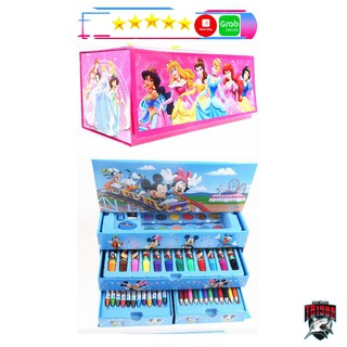 [Sale] HỘP MÀU 3 TẦNG 54 CHI TIẾT HOẠT HÌNH CHO BÉ HB701