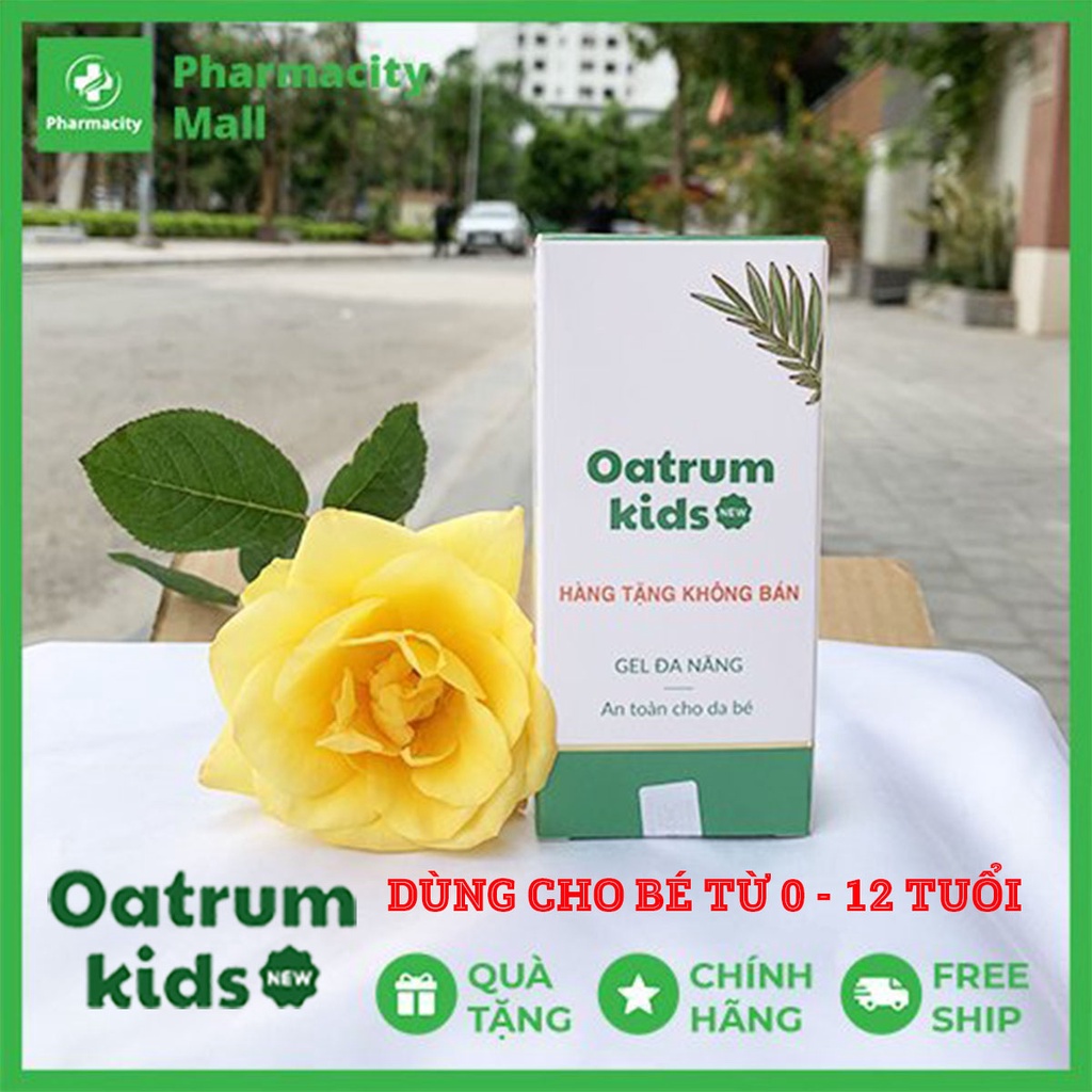 Gel bôi da đa năng bé Oatrum Kids New - Hết trầy xước, rách da, bỏng, hăm da, muỗi côn trùng đốt - 20g