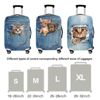 Túi Bọc Bảo Vệ Vali Hình 3D- Túi Trùm Vali - Túi Báo Vệ Vali Chống Sốc Nhiều Mẫu Dễ Thương Thời Trang