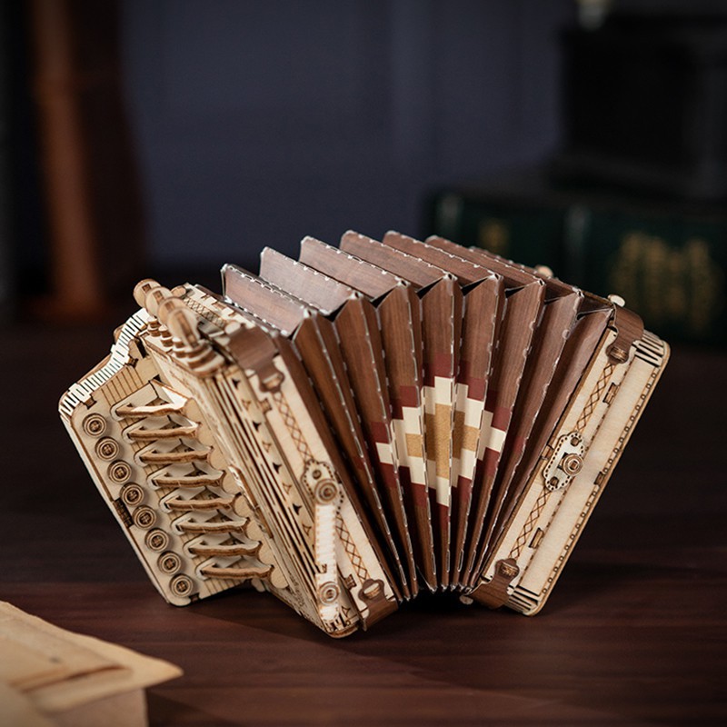 Đồ Chơi Lắp Ráp Bằng Gỗ 3D Robotime Mô Hình Nhạc Cụ (Music Instrument) TG309 - TG411