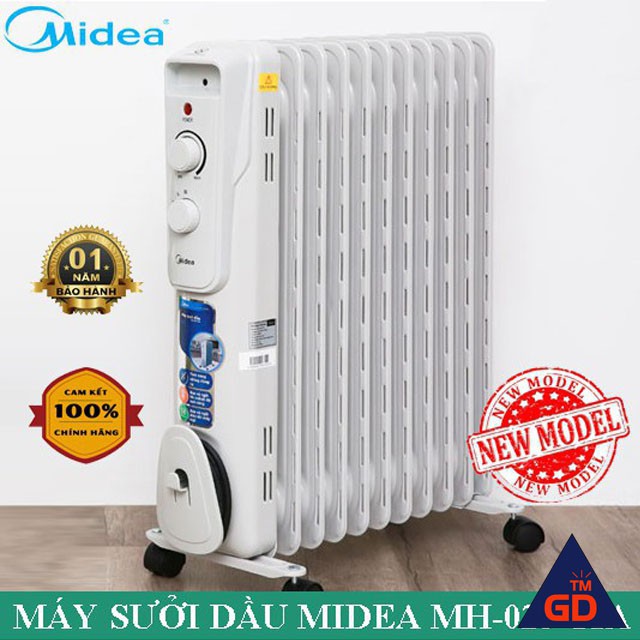 Máy sưởi dầu MIDEA MH-023-11A CHÍNH HÃNG