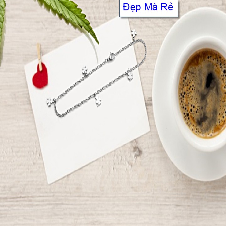 Lắc chân đôi nữ kiểu cỏ 4 lá đặc điều may - Cam kết 1 đổi 1 nếu hoen, gỉ sét | BigBuy360 - bigbuy360.vn