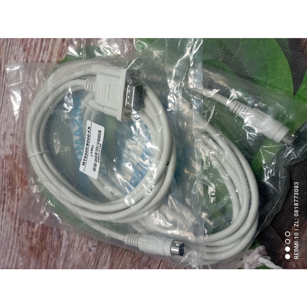 Cáp kết nối PLC FX với HMI Weintek dòng TK và MT, hàng chính hãng AMSAMOTION