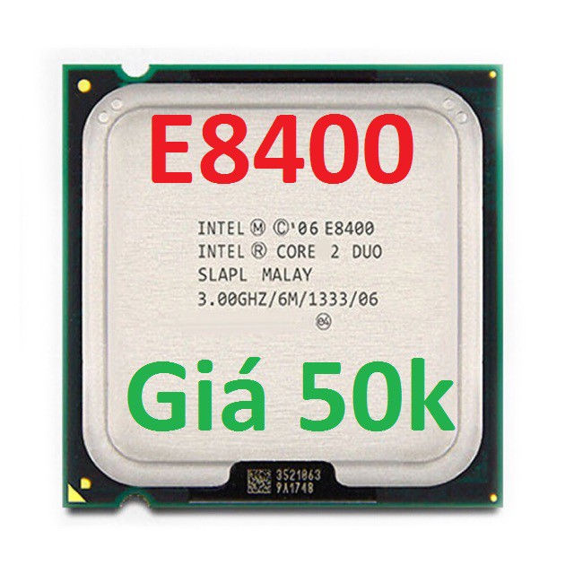 cpu E8400,chip E8400 sk 775 #E8400