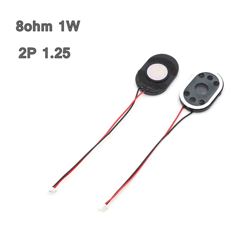 Set 2 Loa DIY Hình Oval 8 ohm 1W 1W8R Chuyên Dụng Sửa Chữa Laptop Notebook 2030