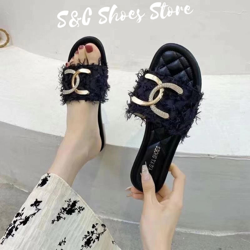 Sandal Đế Thấp 1.5CM Mềm Mại Chống Trượt Chống Mòn Thoải Mái Thời Trang Dành Cho Bạn Nữ