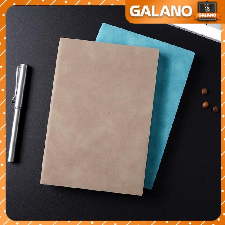 Sổ tay bìa da PU GALANO sổ ghi chép, lưu bút, nhật ký da trơn size A5 A6 SN-001308