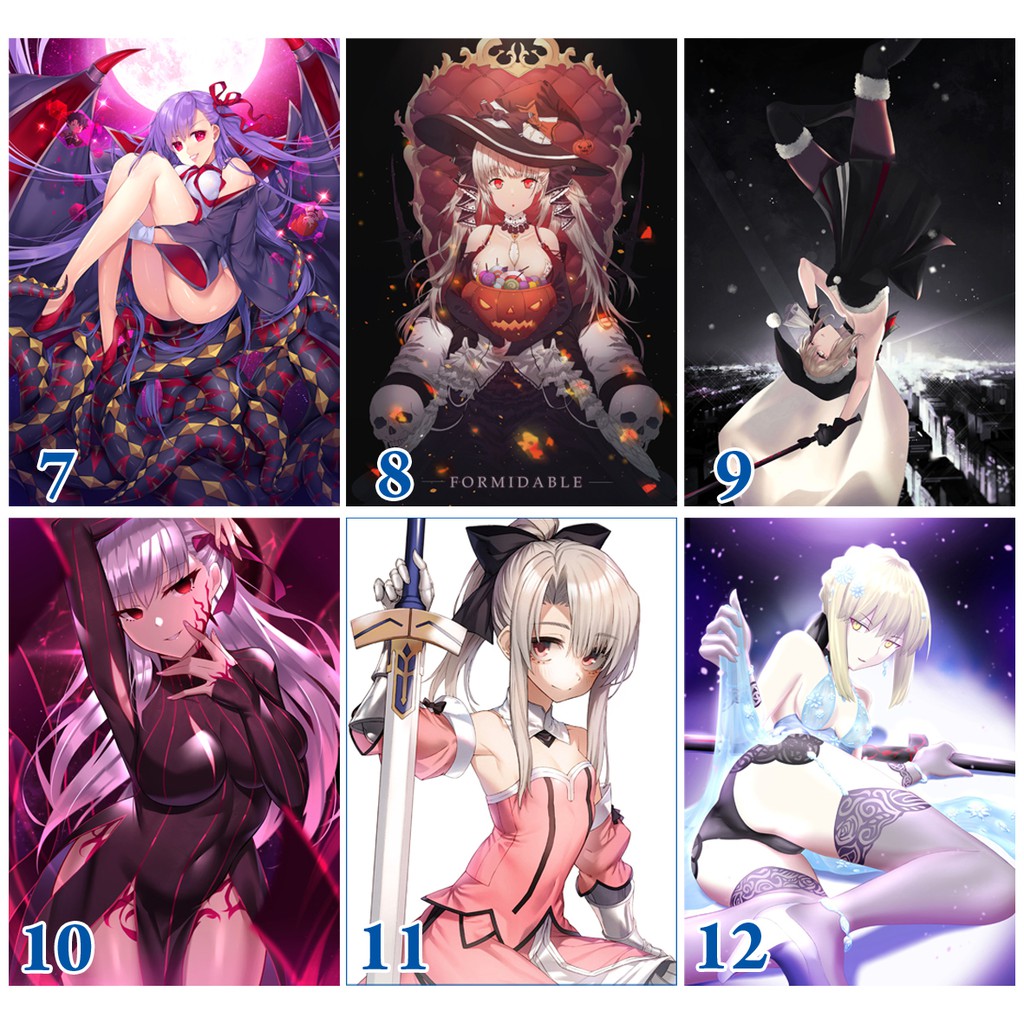 Poster / Tranh dán tường anime game Fate grand order (FGO)