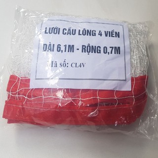 LƯỚI CẦU LÔNG TẬP LUYỆN ( 4 VIỀN )