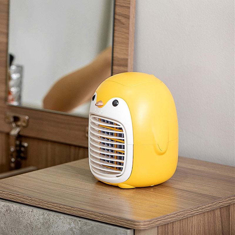Quạt Hơi Nước Mini Để Bàn G.DUCK Hệ Thống Điều Hòa Có Phun Sương Làm Mát Không Khí (Có thể sạc