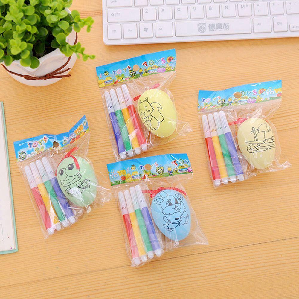 Set 5 Trứng Phục Sinh Thủ Công DIY Trang Trí Nhà Cửa