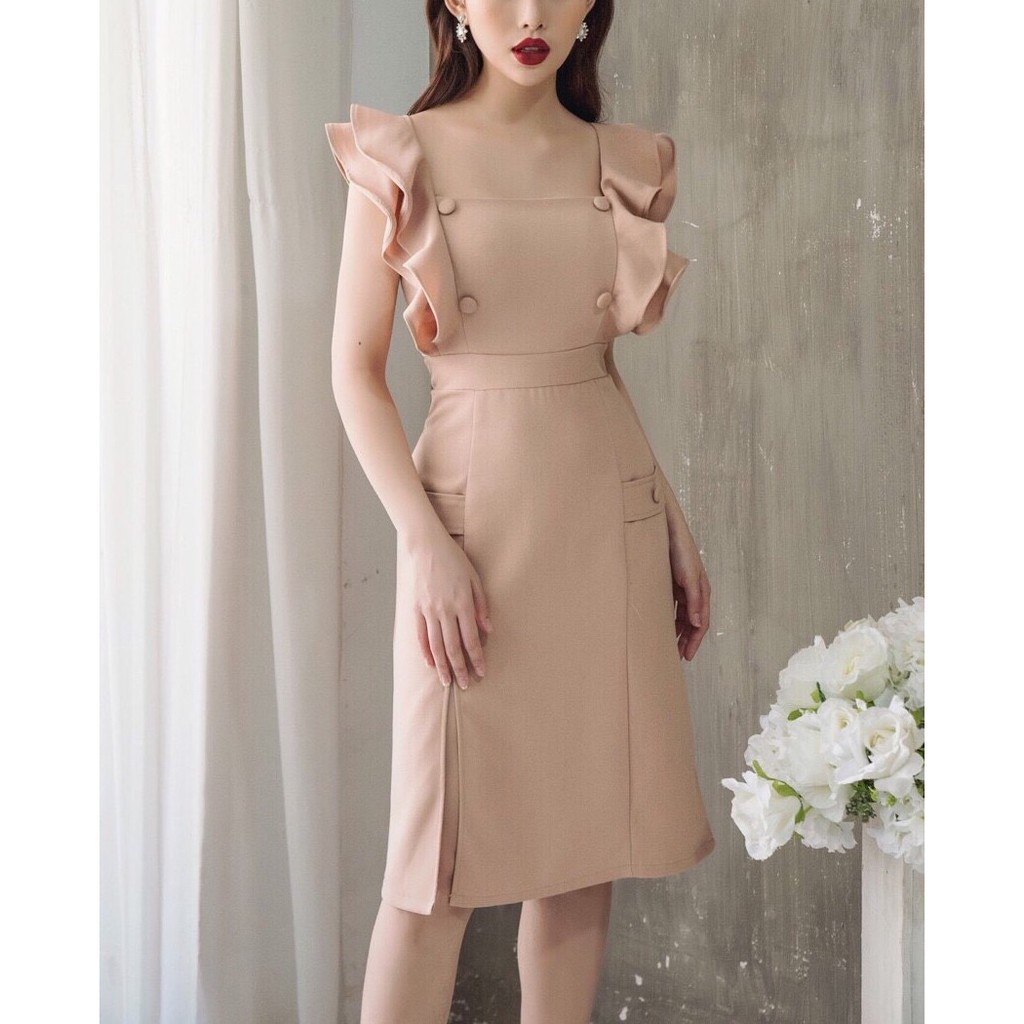 ĐẦM CÁNH TIÊN PHỐI NÚT HÔNG - DA1799