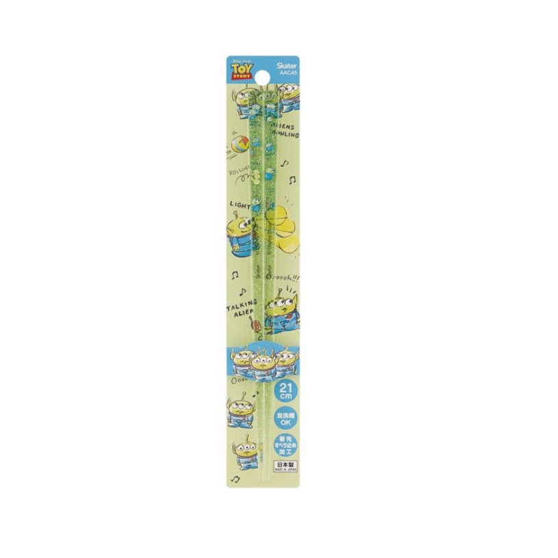 Đũa Acrylic 21cm Hình Winnie the Pooh / Chip &amp; Dale / Toytory Aline Sản Xuất Tại Nhật Bản AAC45
