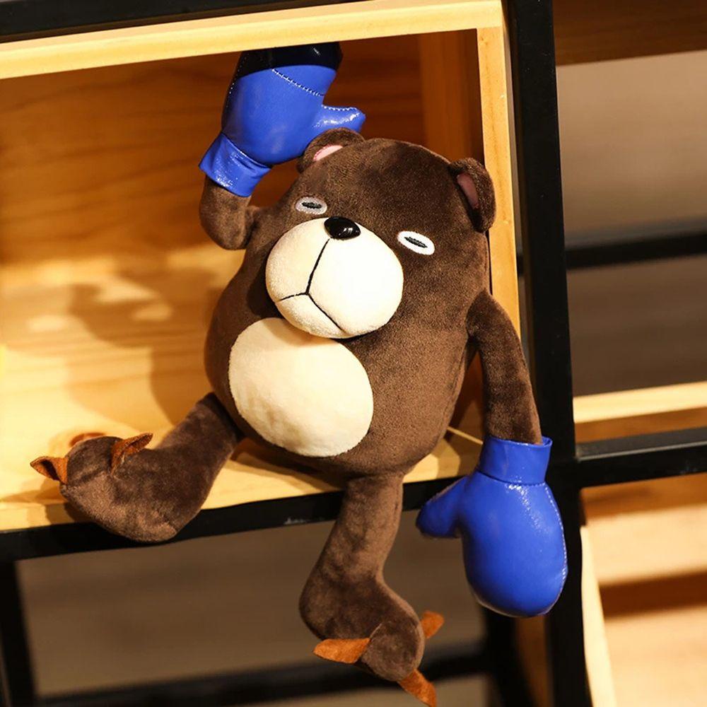 Đồ chơi nhồi bông Mềm Hình Chú Gấu Boxing Dễ Thương Cho Bé