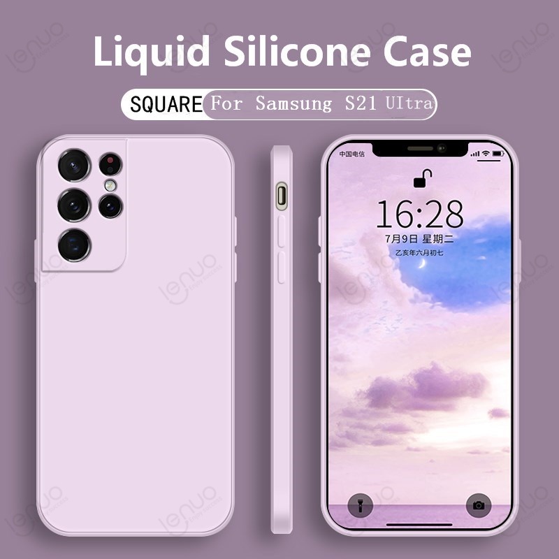 Ốp điện thoại LENUO silicon mềm chống sốc cho Samsung Galaxy S21 FE S20 FE S21 Ultra S20 Plus S21 S20