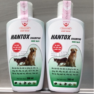 Sữa tắm trị Ve Rận Bò Chét Hantox 300ml